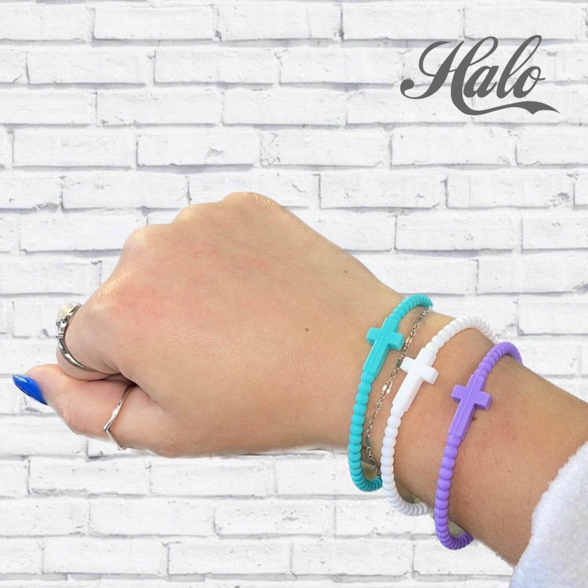 Cross Silicone Bracelets {Ryan & Rose Jesus Bracelets}