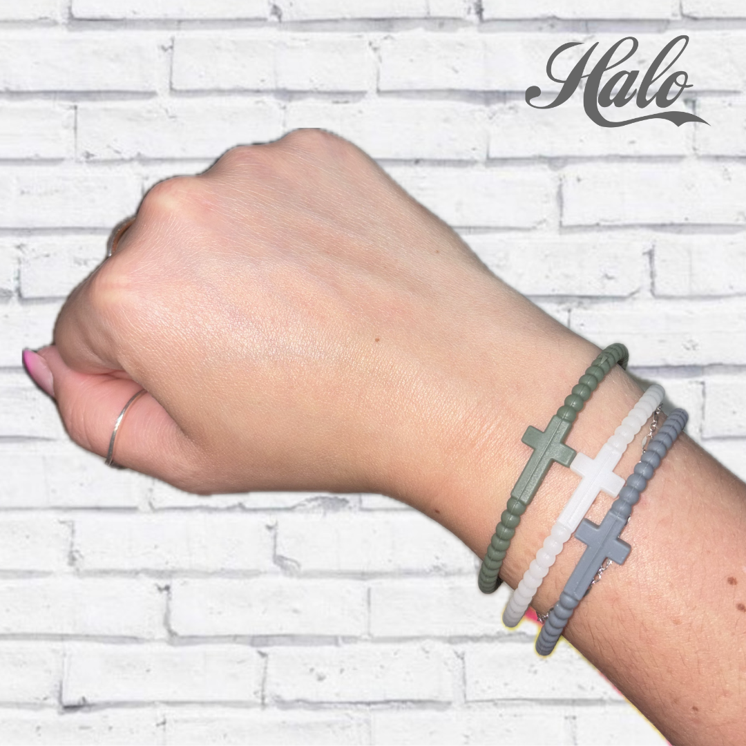 Cross Silicone Bracelets {Ryan & Rose Jesus Bracelets}