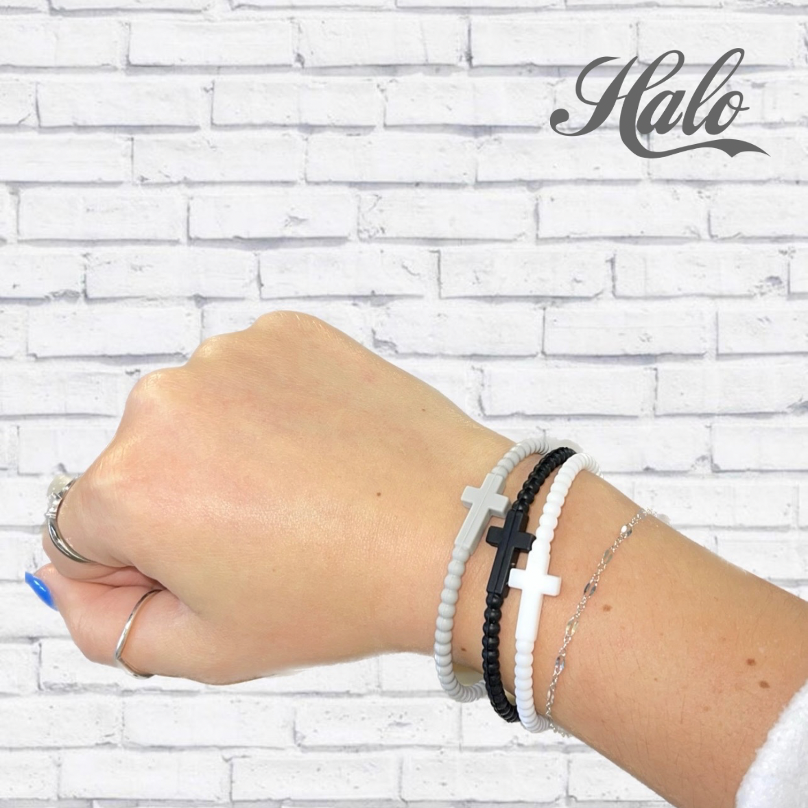 Cross Silicone Bracelets {Ryan & Rose Jesus Bracelets}