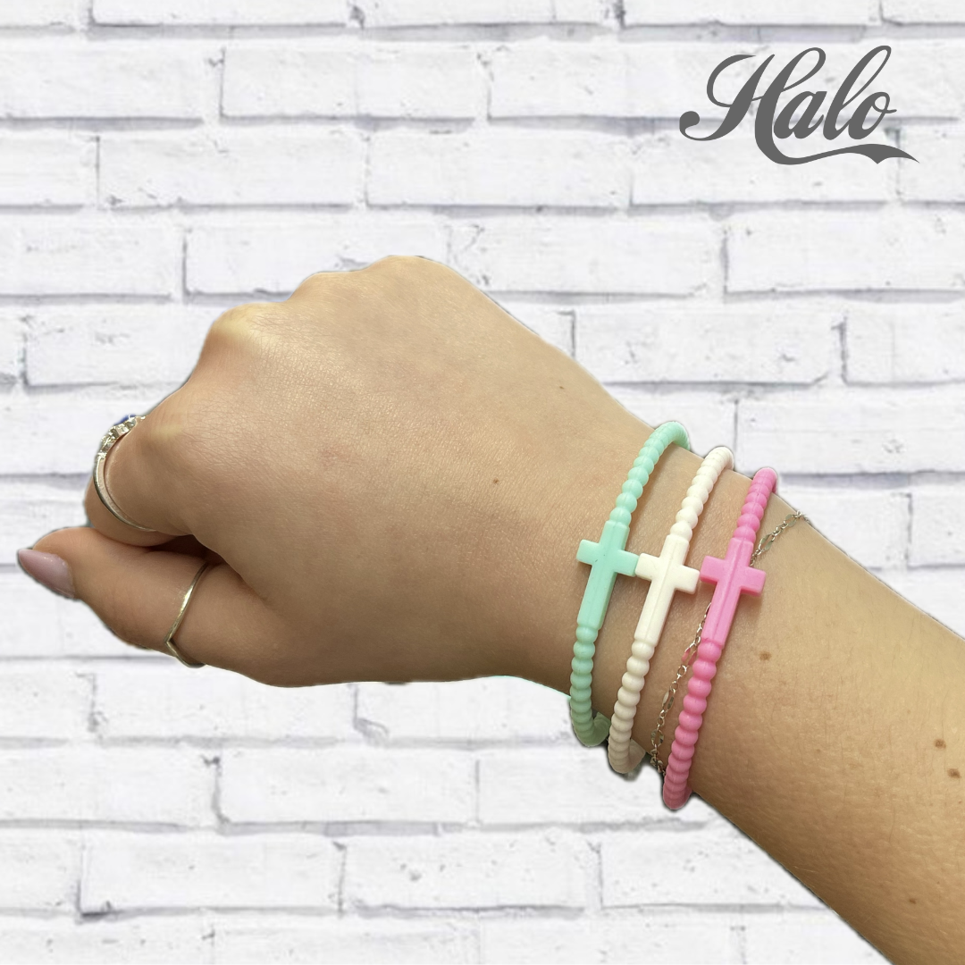 Cross Silicone Bracelets {Ryan & Rose Jesus Bracelets}