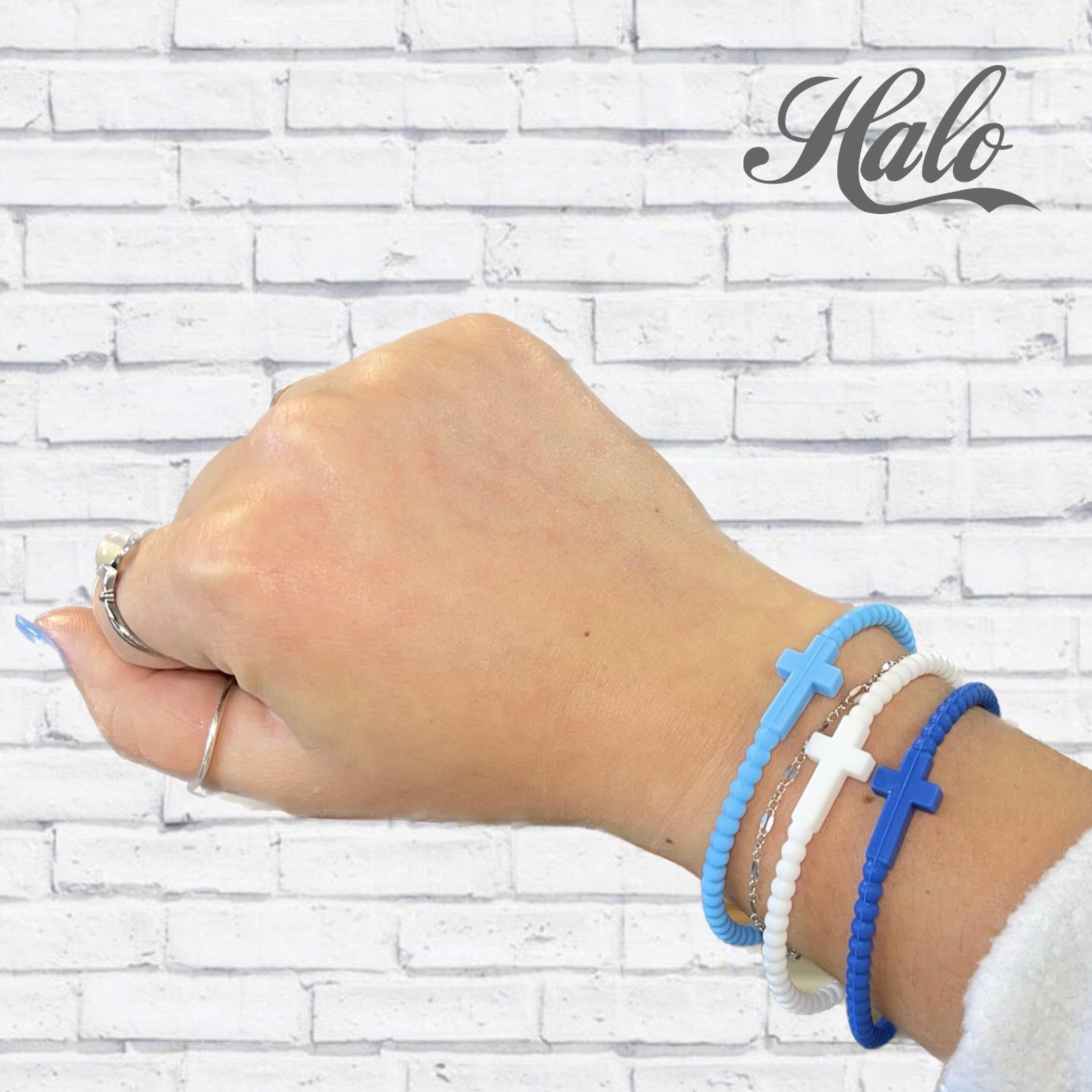 Cross Silicone Bracelets {Ryan & Rose Jesus Bracelets}
