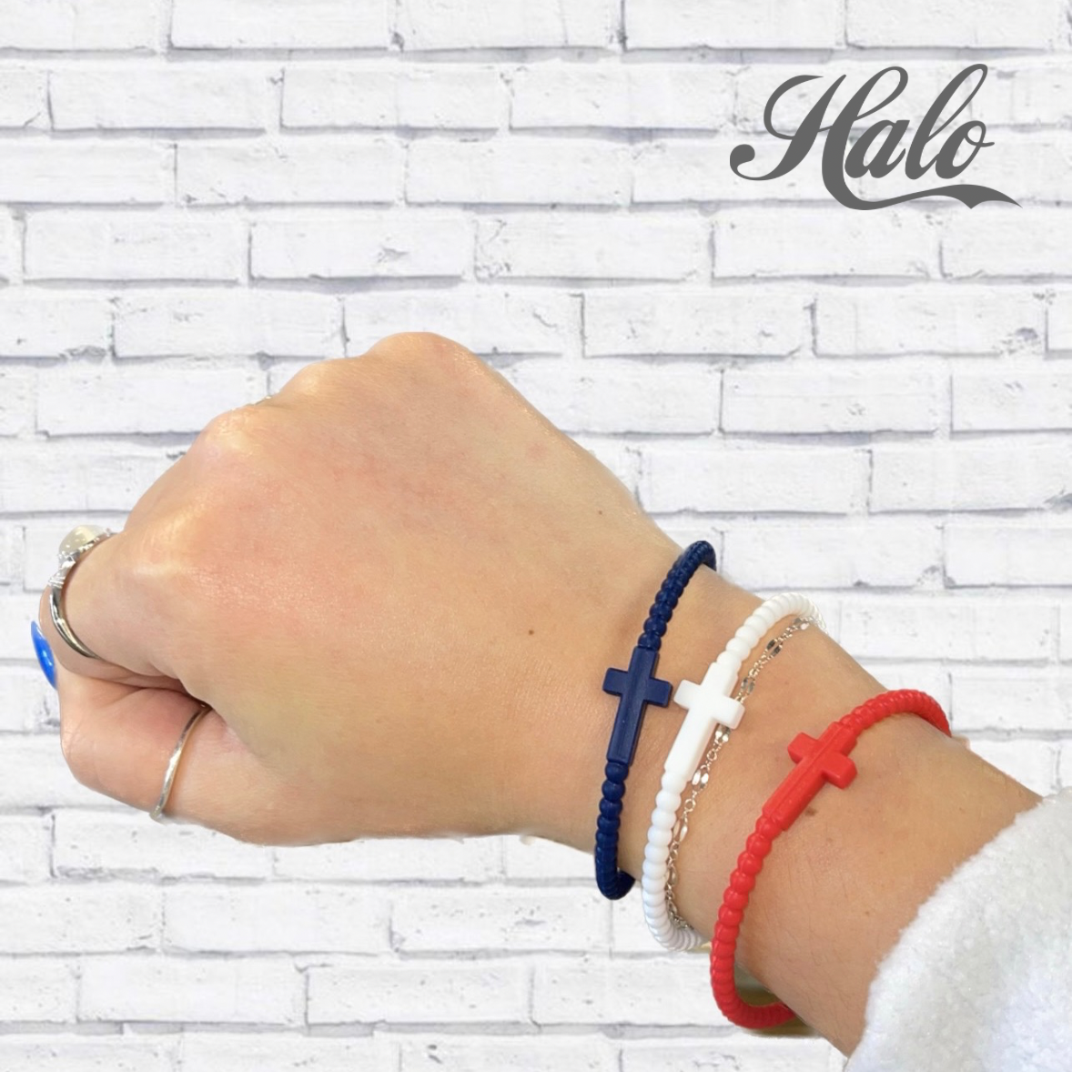 Cross Silicone Bracelets {Ryan & Rose Jesus Bracelets}