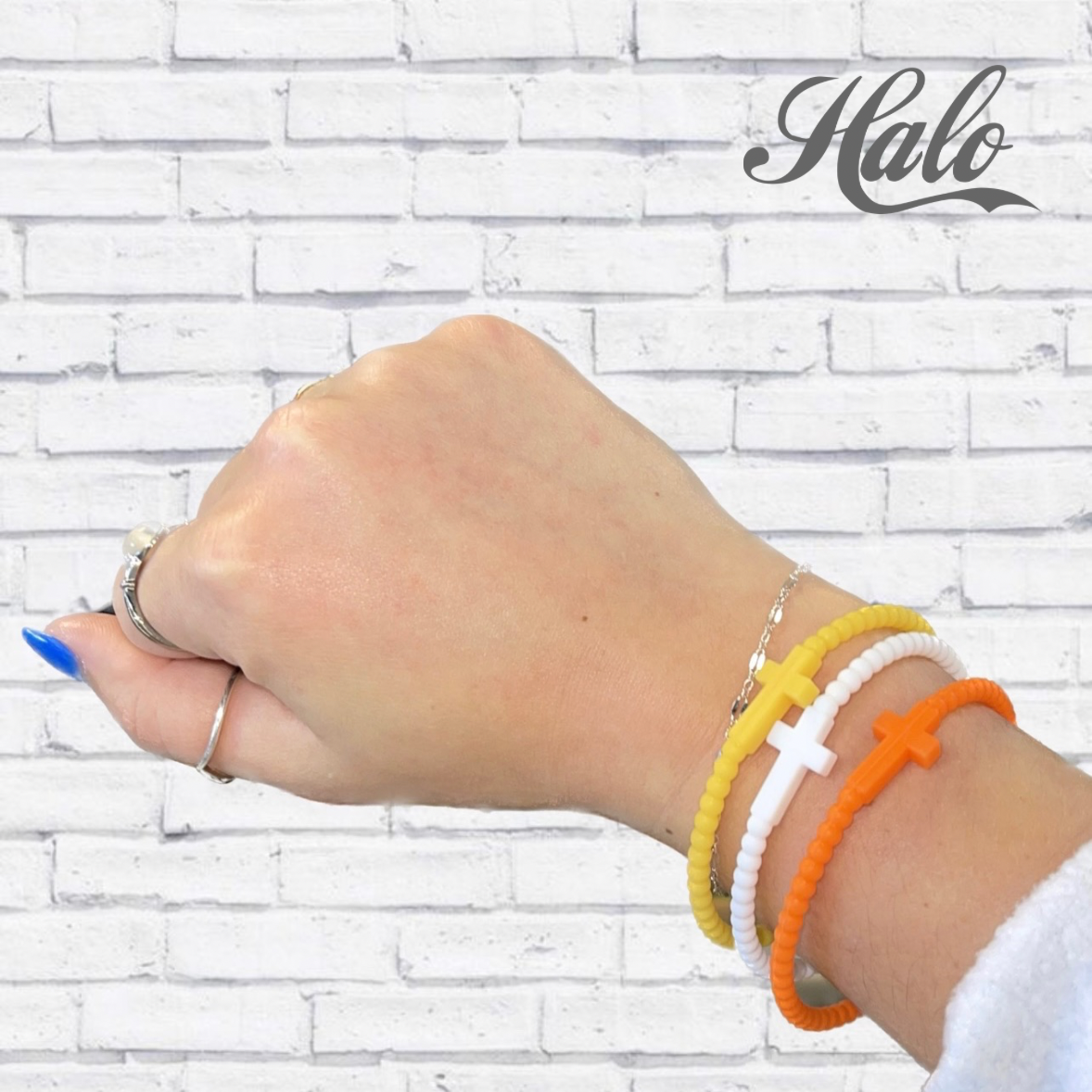 Cross Silicone Bracelets {Ryan & Rose Jesus Bracelets}