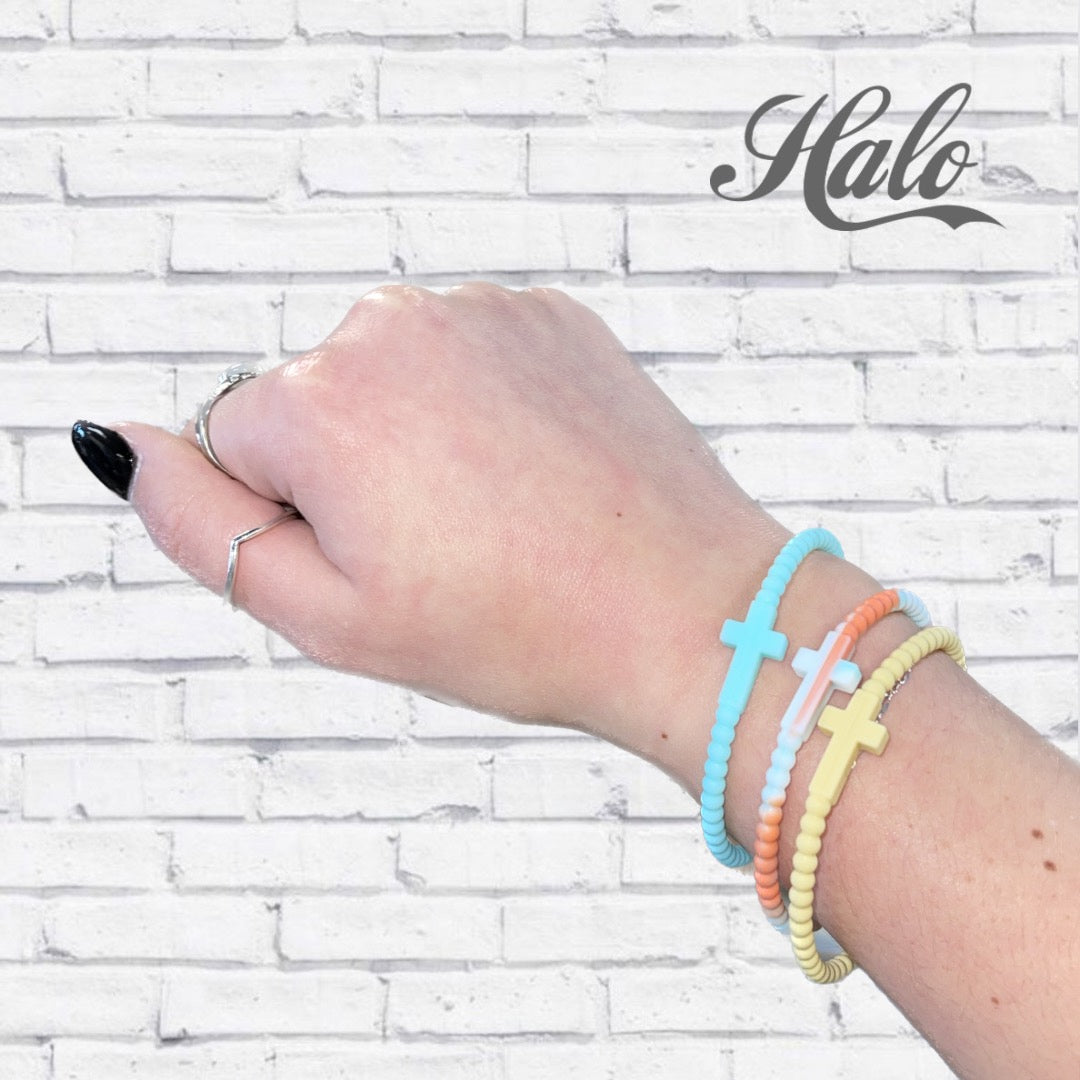 Cross Silicone Bracelets {Ryan & Rose Jesus Bracelets}