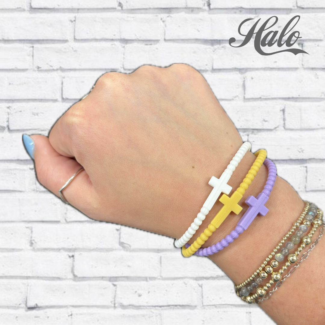 Cross Silicone Bracelets {Ryan & Rose Jesus Bracelets}