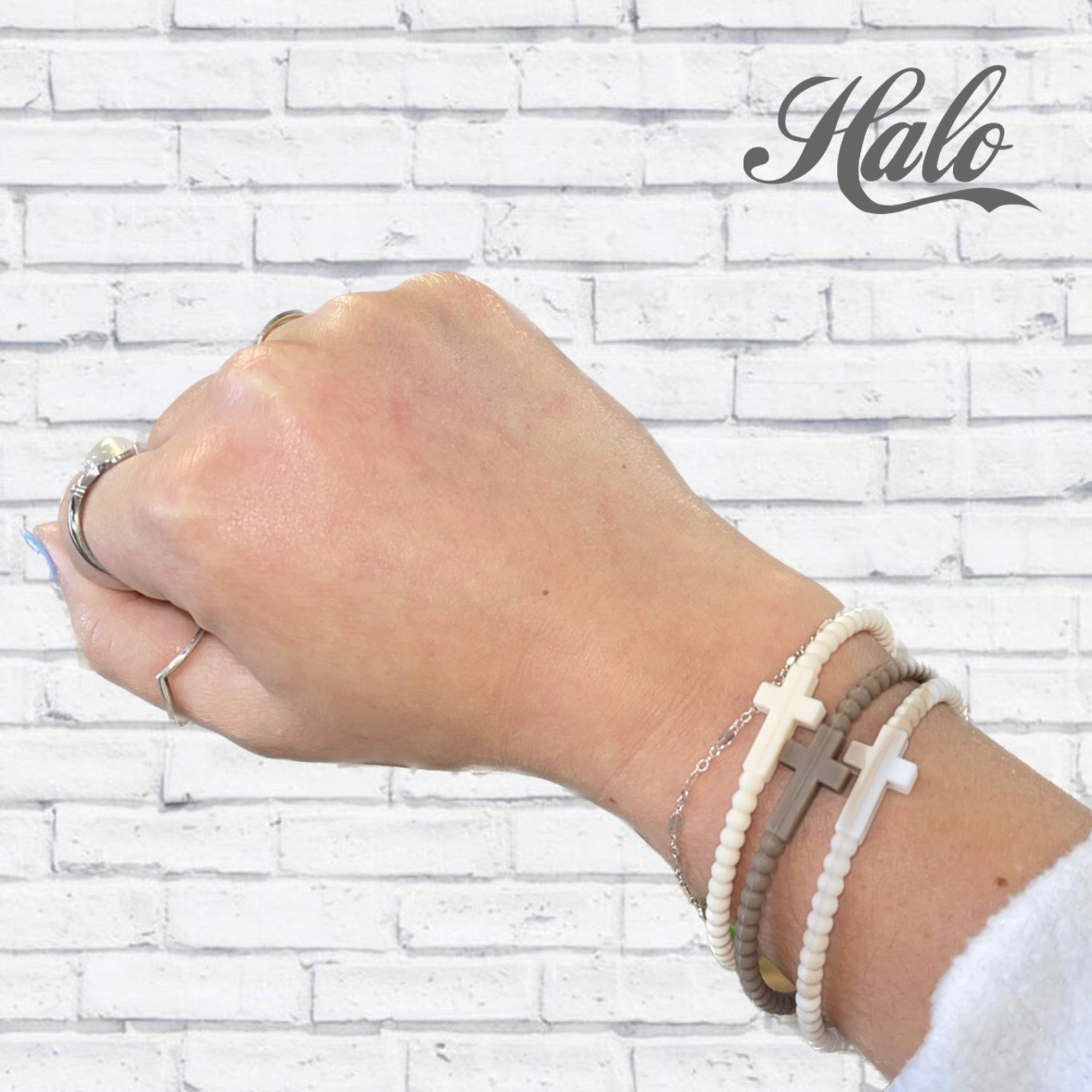 Cross Silicone Seasonal Bracelets {Ryan & Rose Jesus Bracelets}