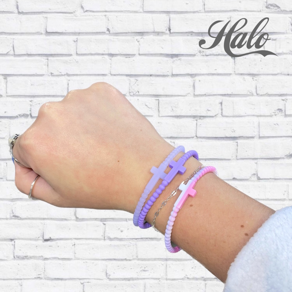 Cross Silicone Bracelets {Ryan & Rose Jesus Bracelets}