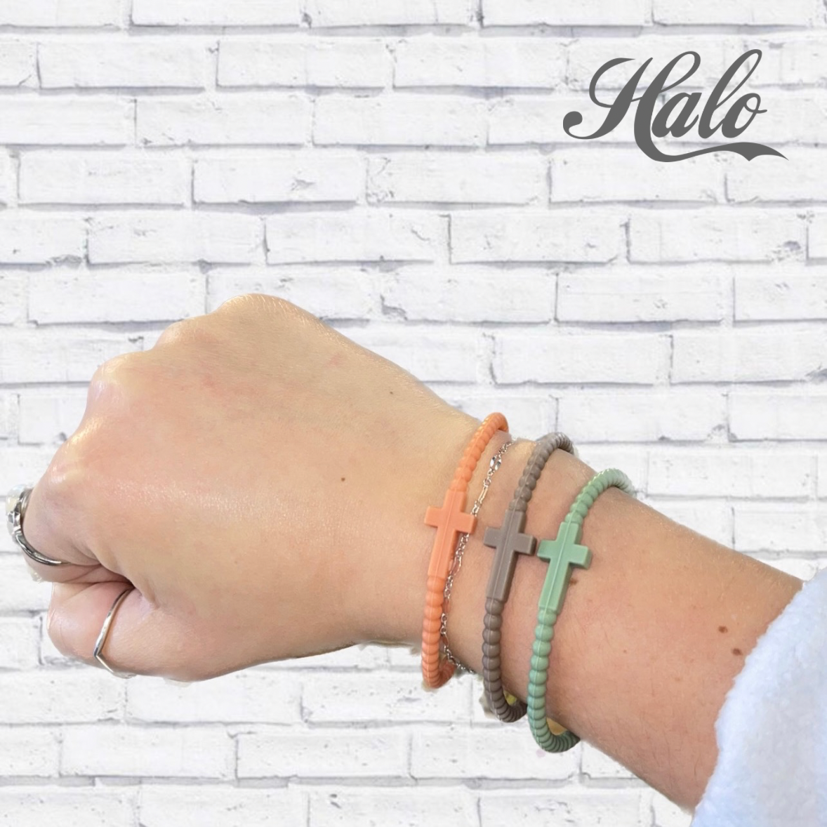 Cross Silicone Bracelets {Ryan & Rose Jesus Bracelets}