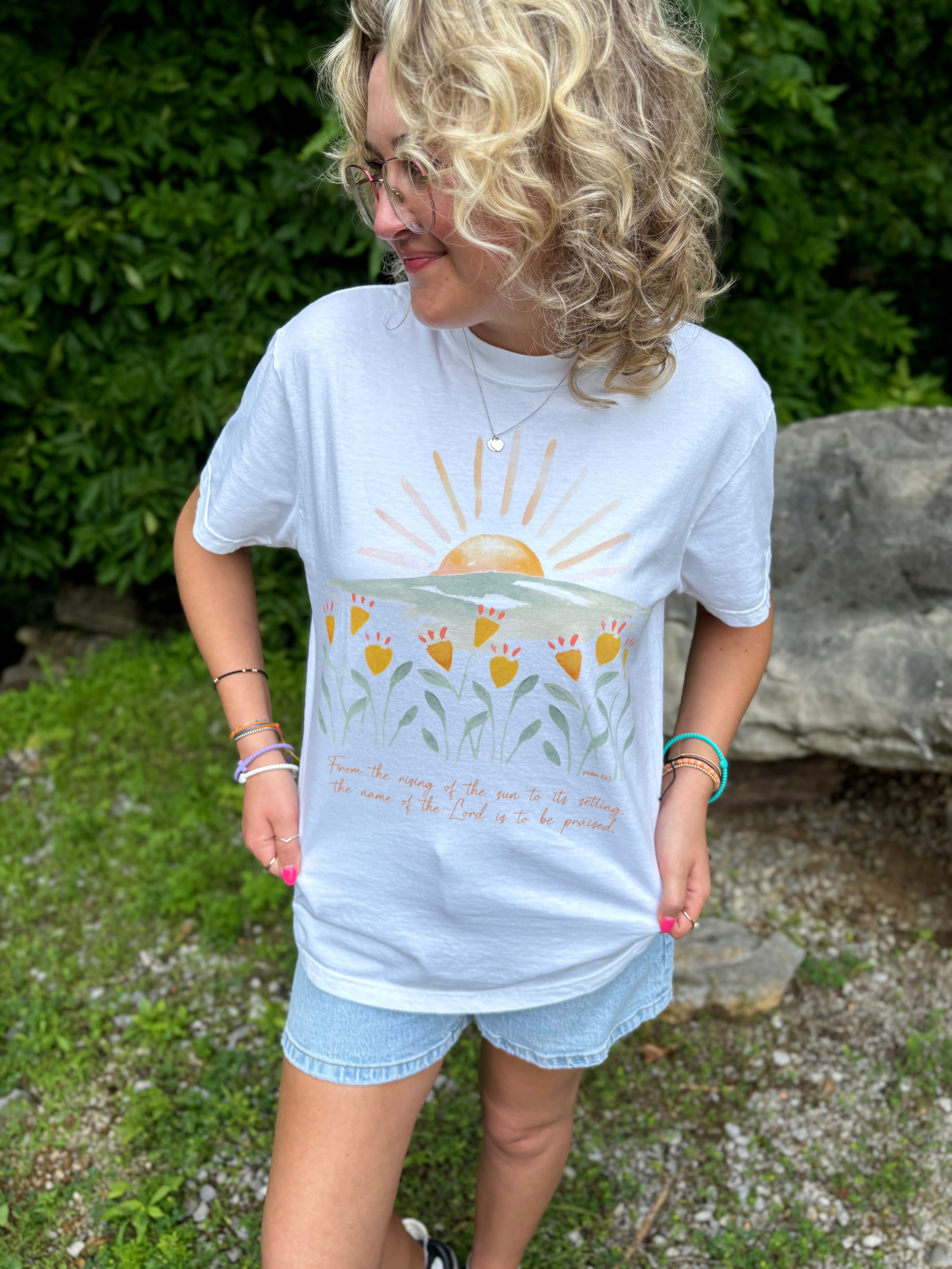 Praise His Name {Psalm 113:3} ~ Comfort Colors
