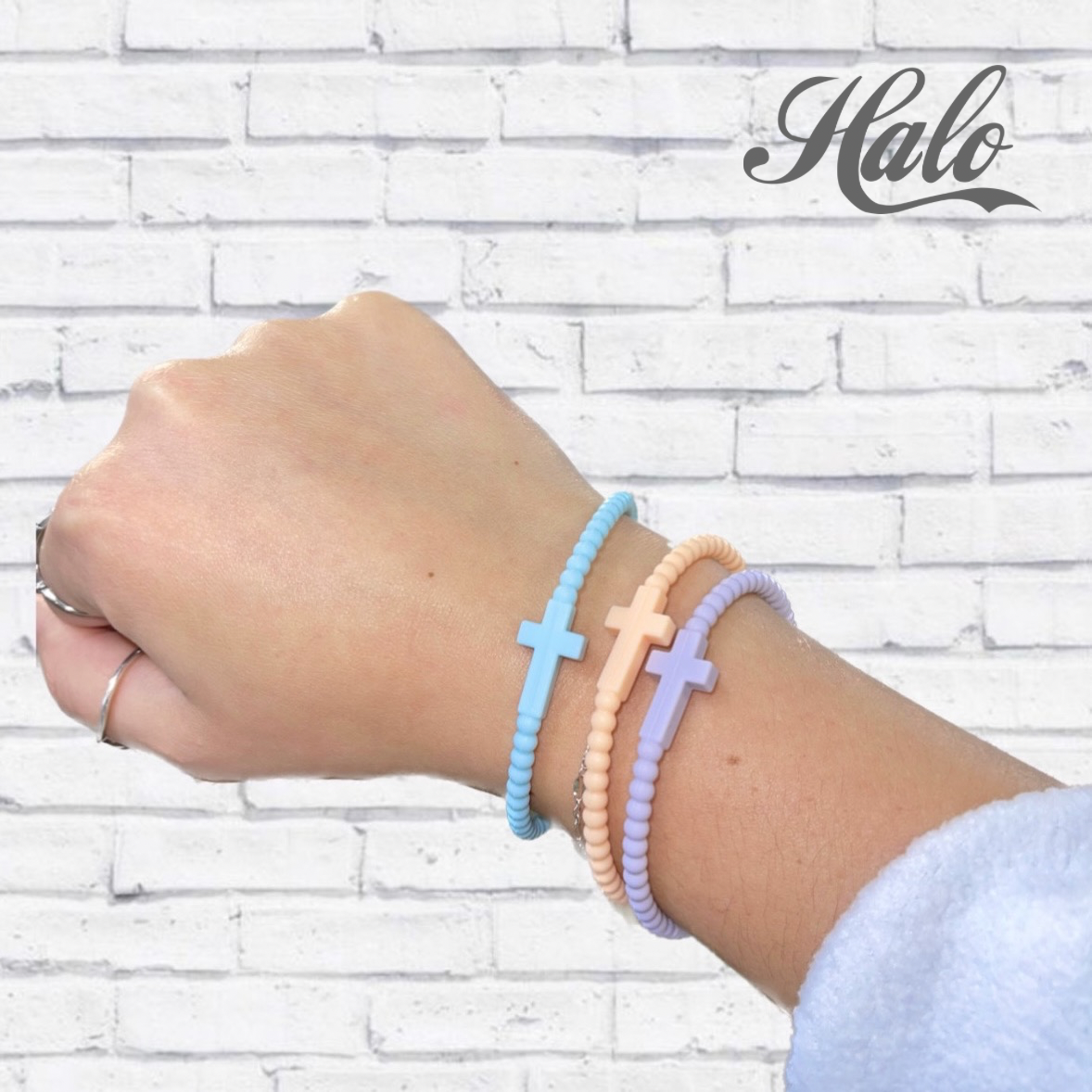 Cross Silicone Bracelets {Ryan & Rose Jesus Bracelets}