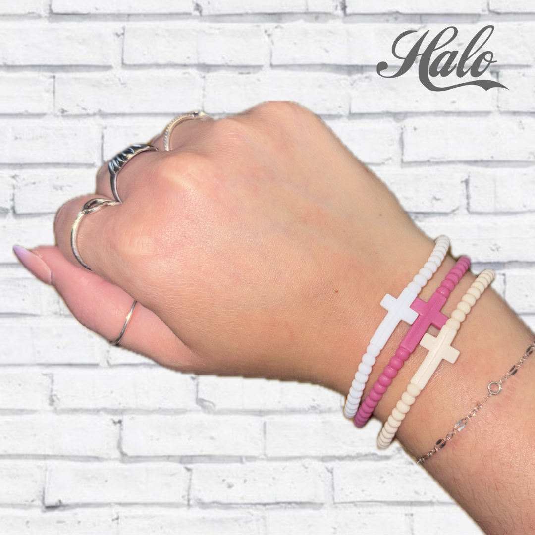 Cross Silicone Bracelets {Ryan & Rose Jesus Bracelets}