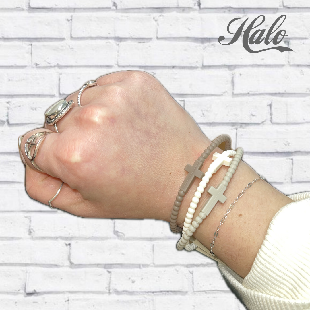 Cross Silicone Seasonal Bracelets {Ryan & Rose Jesus Bracelets}