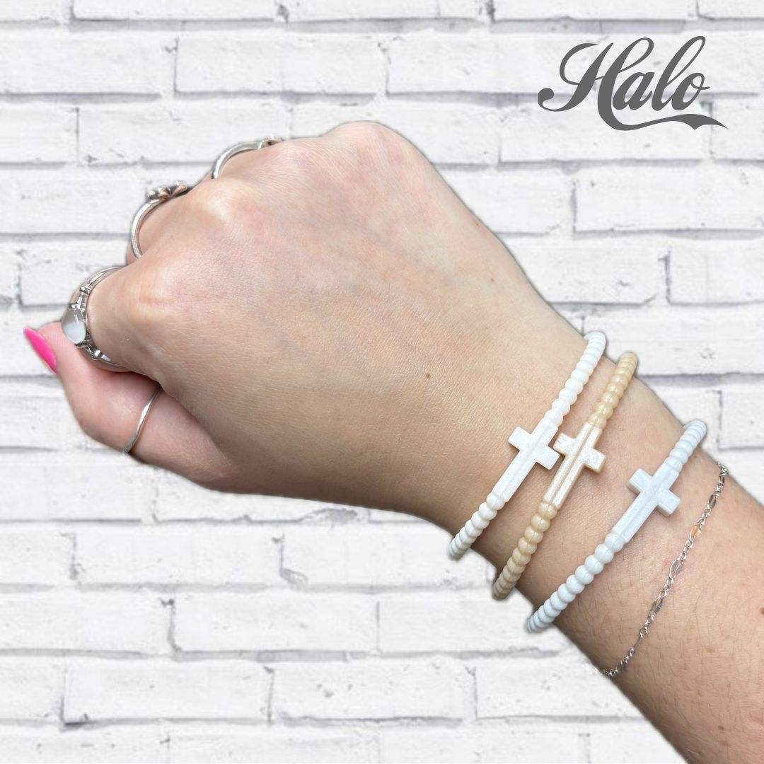 Cross Silicone Seasonal Bracelets {Ryan & Rose Jesus Bracelets}