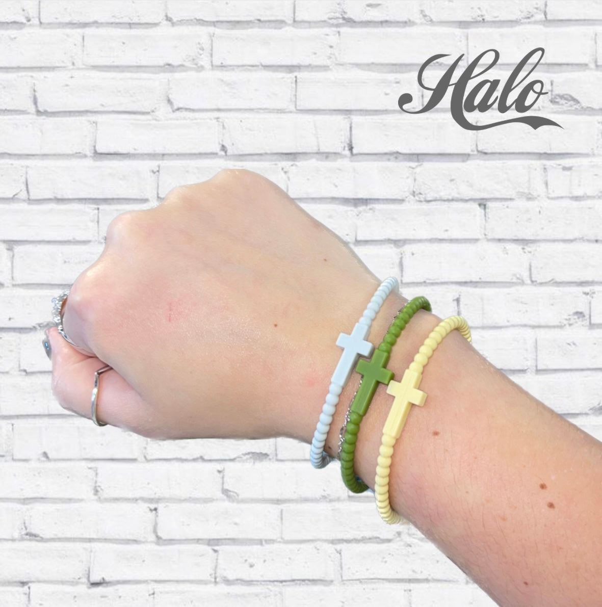 Cross Silicone Seasonal Bracelets {Ryan & Rose Jesus Bracelets}