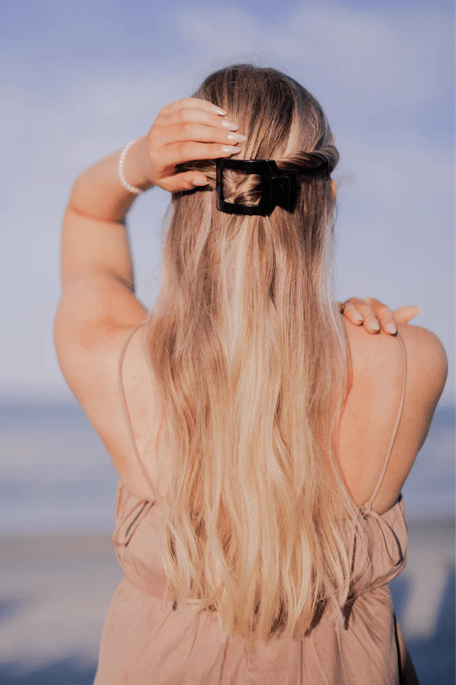 Teletie Flat Square Clips {Neutrals Collection}