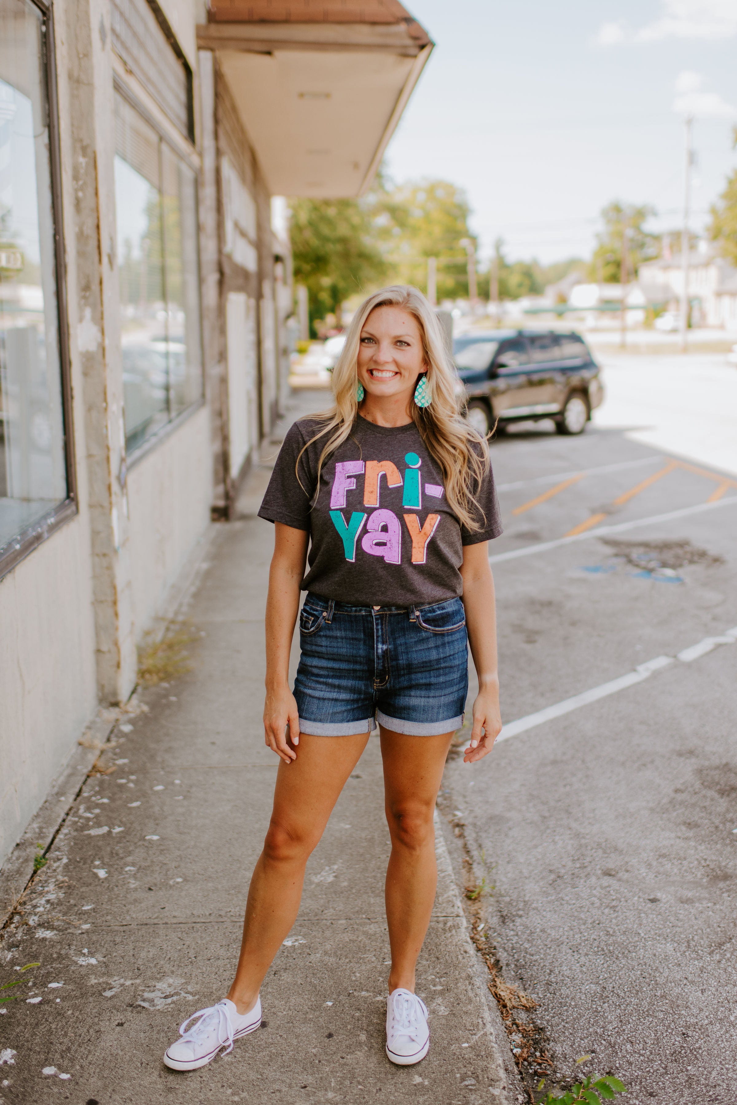 FRI-YAY {Dark Heather Grey} Adults & Littles