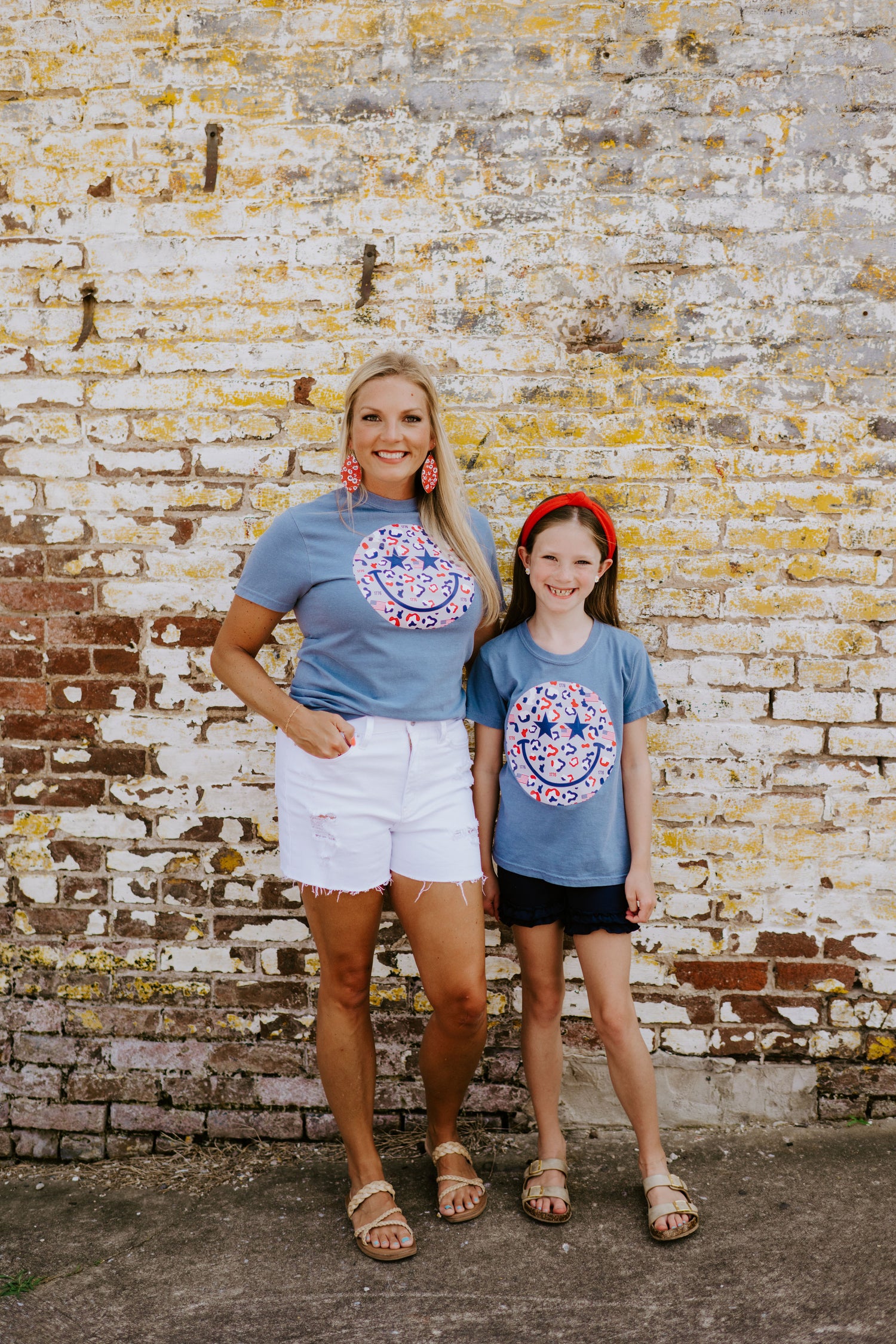 Leopard Smiley Face {USA} ~ Adults &amp; Littles