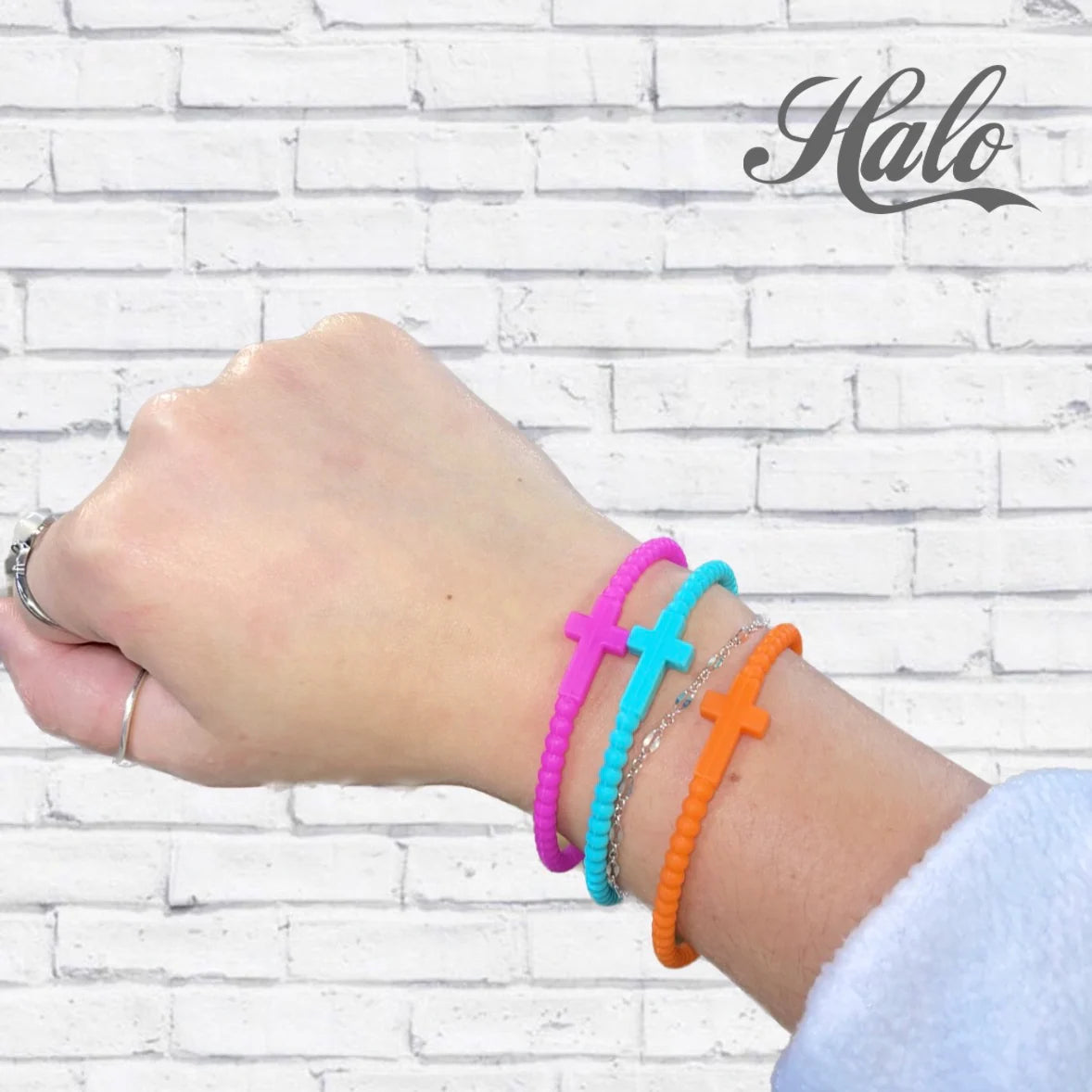Youth Cross Silicone Bracelets {Ryan &amp; Rose Jesus Bracelets}