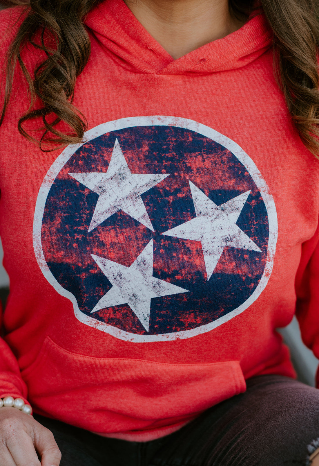 Tennessee Tristar Hoodie {Red}