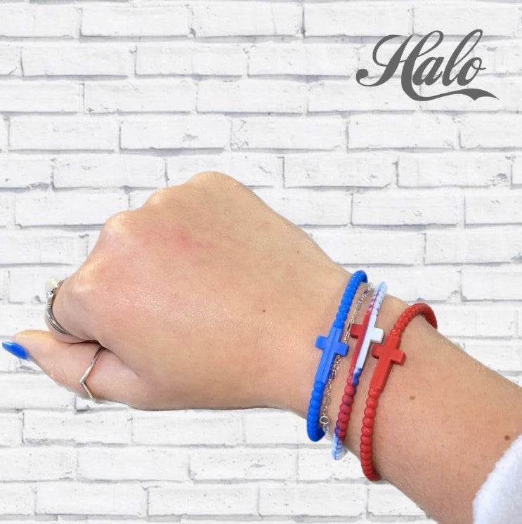 Youth Cross Silicone Bracelets {Ryan &amp; Rose Jesus Bracelets}