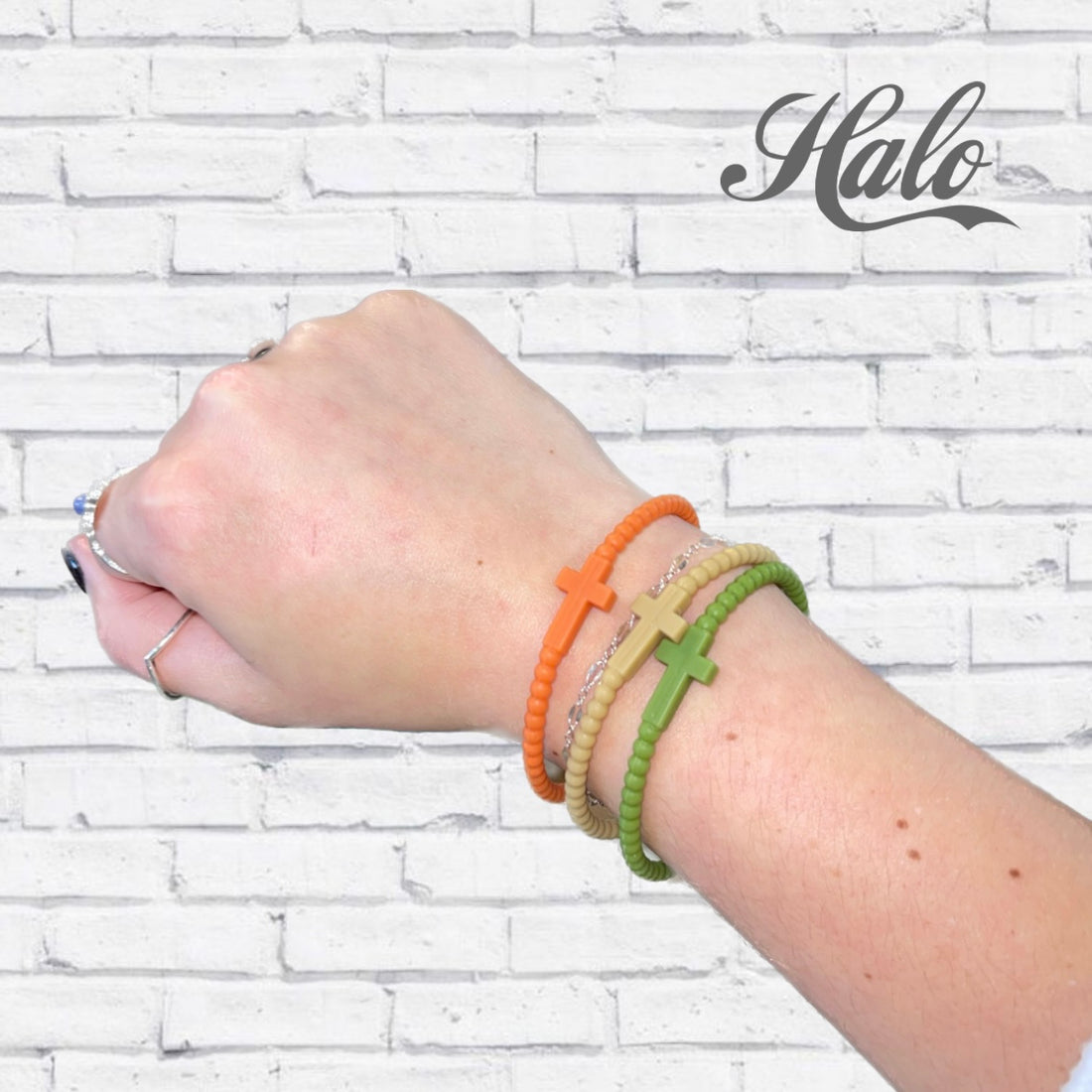 Cross Silicone Seasonal Bracelets {Ryan &amp; Rose Jesus Bracelets}