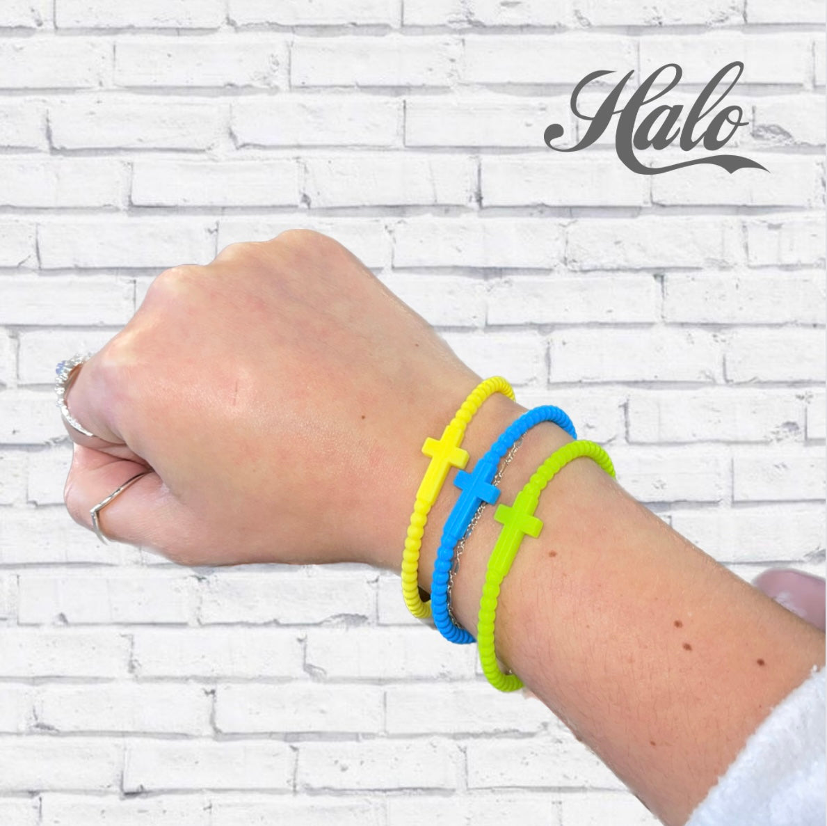 Cross Silicone Seasonal Bracelets {Ryan &amp; Rose Jesus Bracelets}