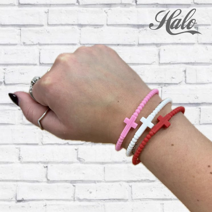 Youth Cross Silicone Bracelets {Ryan &amp; Rose Jesus Bracelets}