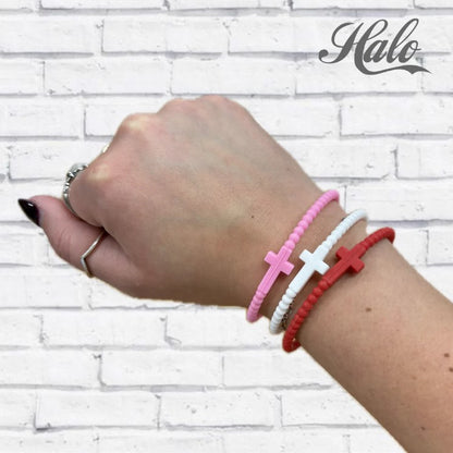 Youth Cross Silicone Bracelets {Ryan &amp; Rose Jesus Bracelets}