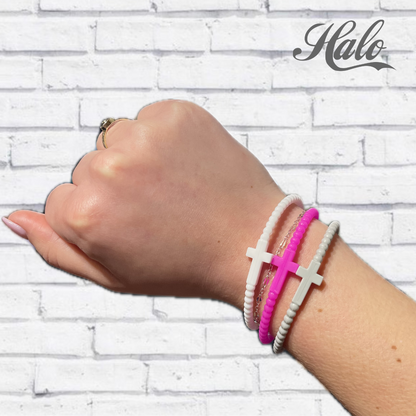 Cross Silicone Seasonal Bracelets {Ryan &amp; Rose Jesus Bracelets}