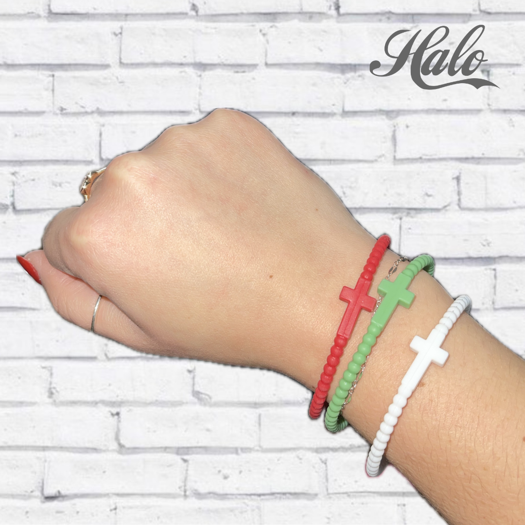 Cross Silicone Seasonal Bracelets {Ryan &amp; Rose Jesus Bracelets}