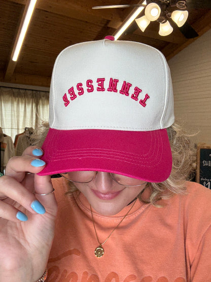 Tennessee Upside Down ~ Puff {Embroidered hat} ~ 2 Color Options