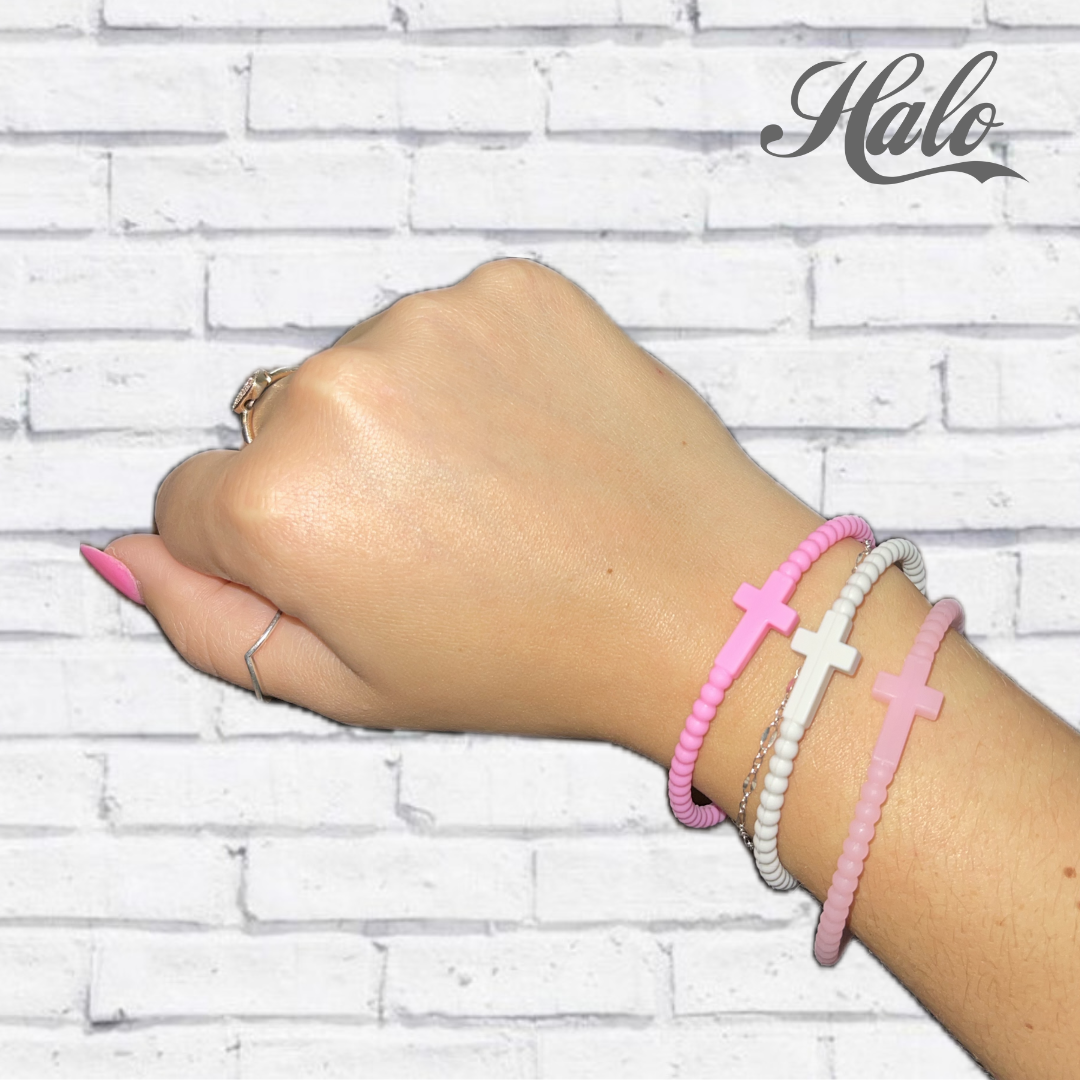 Cross Silicone Seasonal Bracelets {Ryan &amp; Rose Jesus Bracelets}