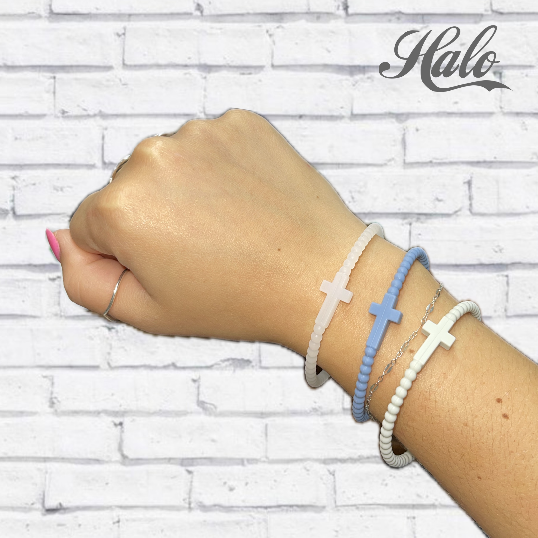 Cross Silicone Seasonal Bracelets {Ryan &amp; Rose Jesus Bracelets}