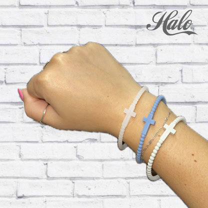 Cross Silicone Seasonal Bracelets {Ryan &amp; Rose Jesus Bracelets}