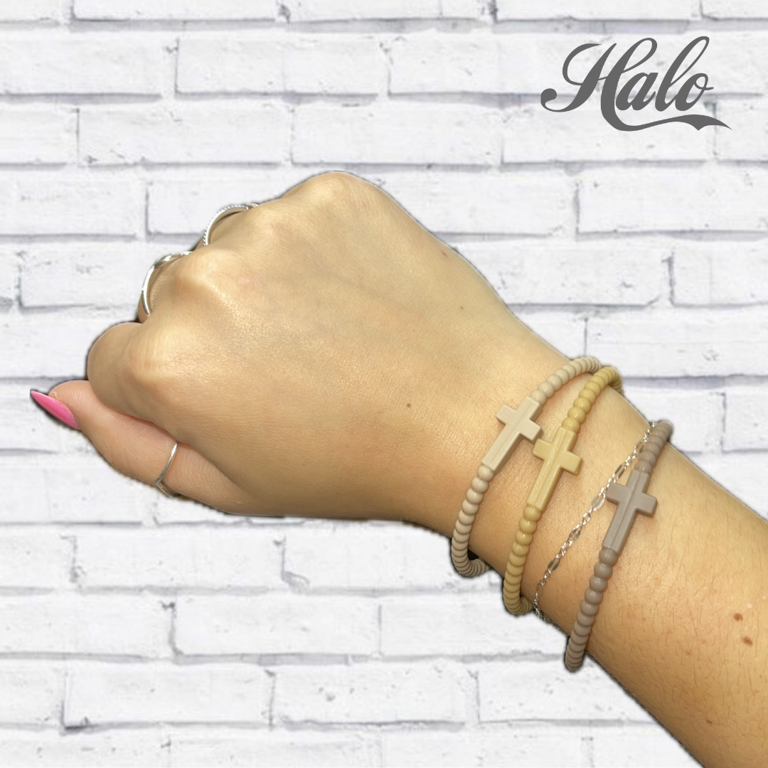 Cross Silicone Seasonal Bracelets {Ryan &amp; Rose Jesus Bracelets}