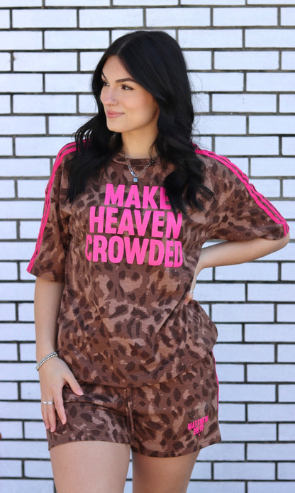 Make Heaven Crowded {Leopard Short Set}