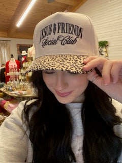 Jesus &amp; Friends Social Club {Embroidered Hat}