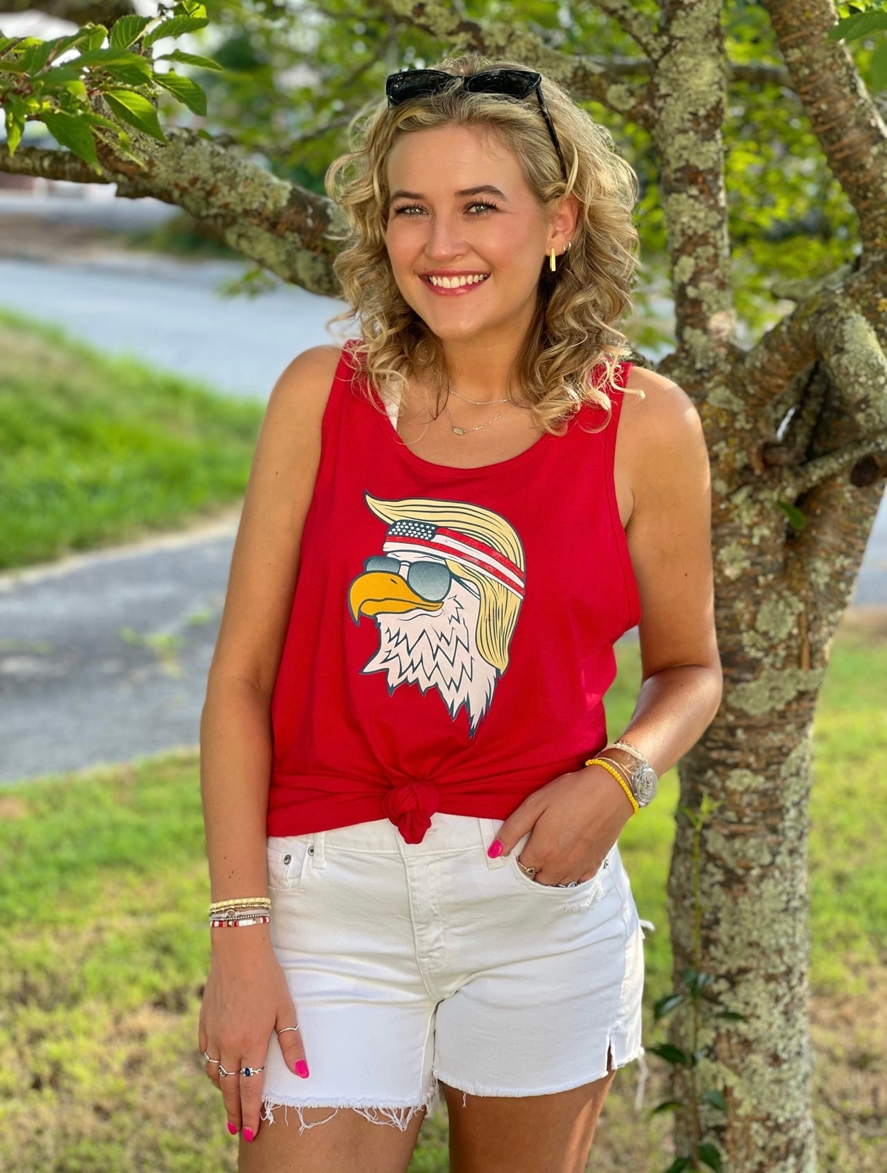 Patriotic Eagle ~ Trump style {Tanks}