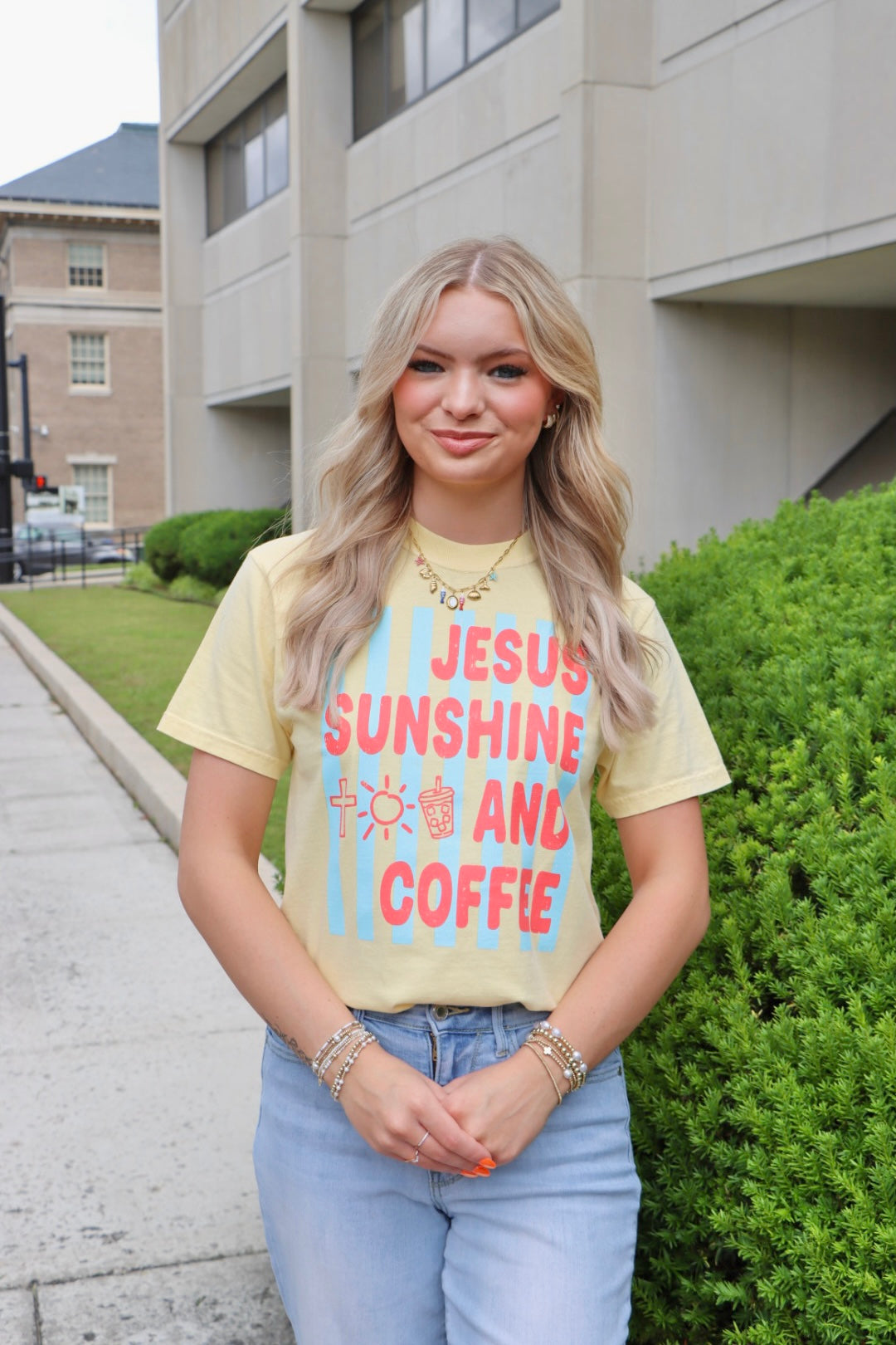 Jesus, Sunshine, &amp; Coffee {Comfort Colors}