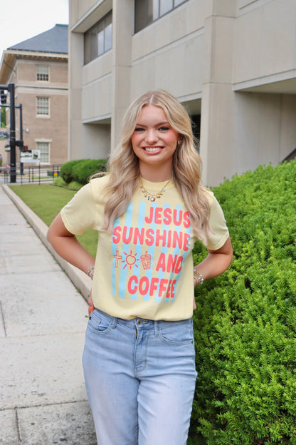 Jesus, Sunshine, &amp; Coffee {Comfort Colors}