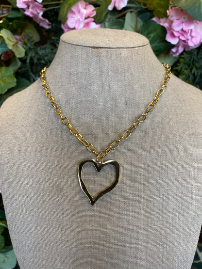 Open Heart Necklace