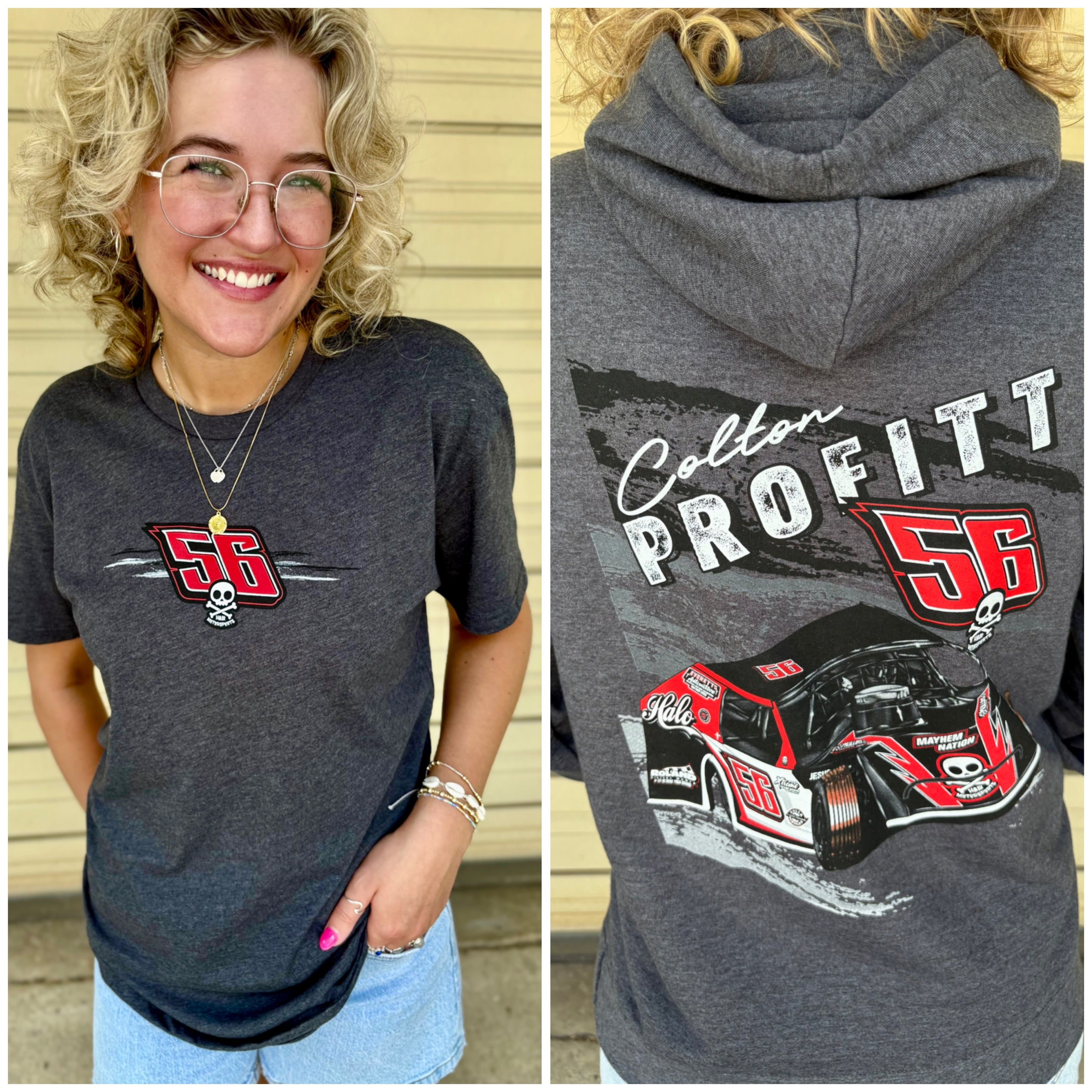 Halo Motorsports 56 Tee &amp; Hoodie {Colton Profitt}