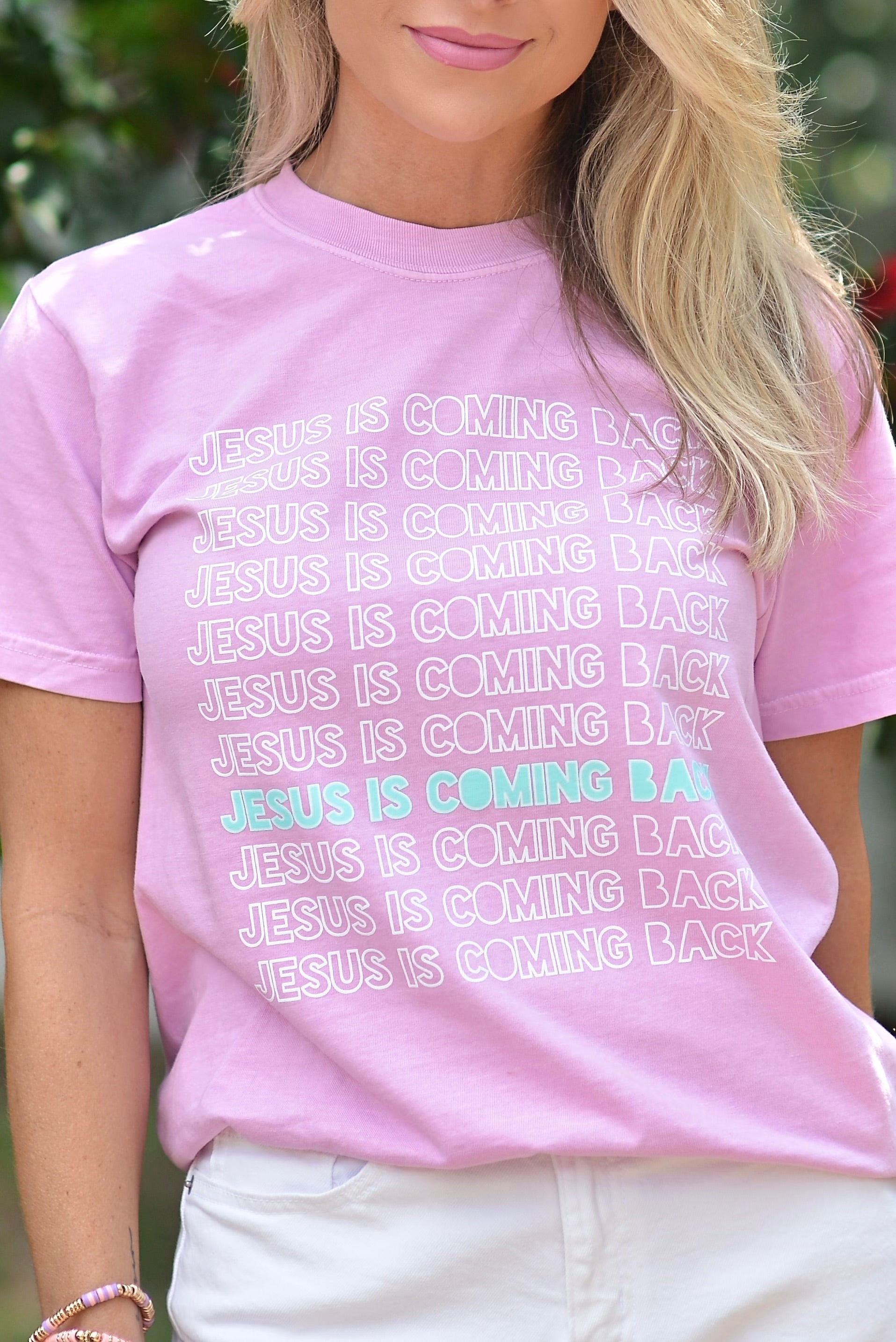 Jesus is Coming Back {Comfort Colors}