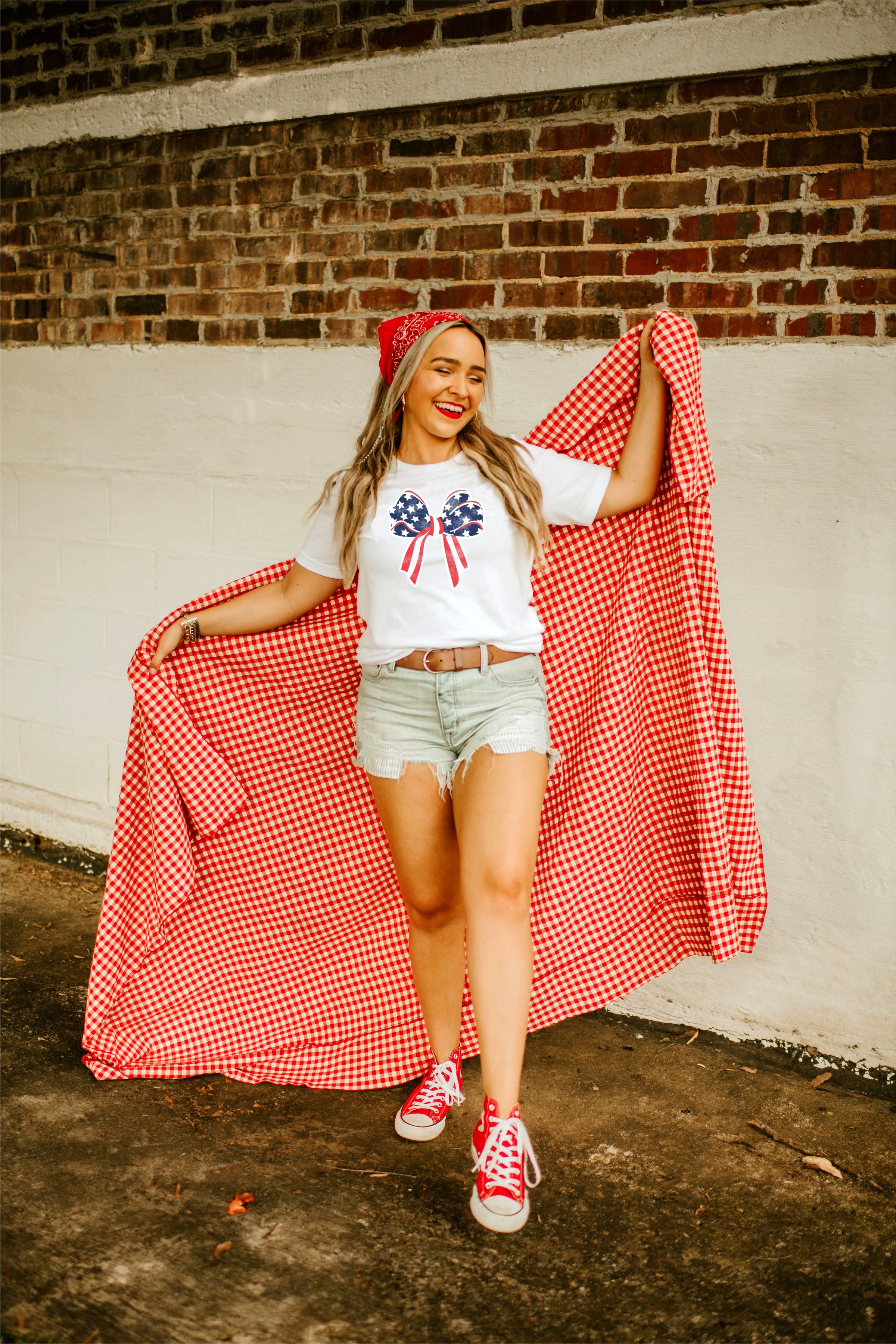 USA {Bow} ~ Comfort Colors