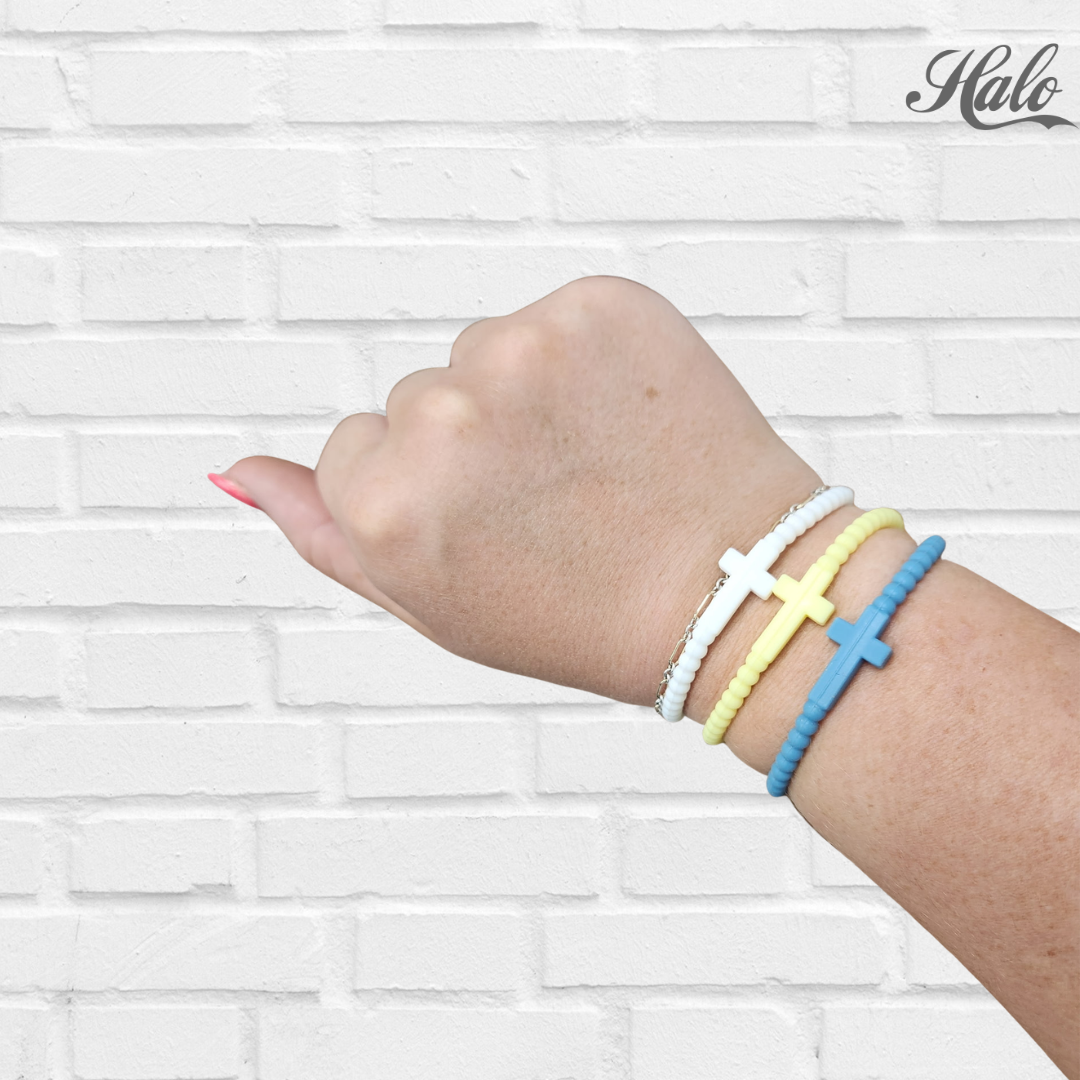 Youth Cross Silicone Bracelets {Ryan &amp; Rose Jesus Bracelets}