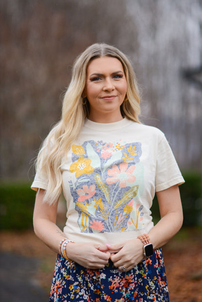 Wildflowers {Luke 12:27} ~Comfort Colors Ivory