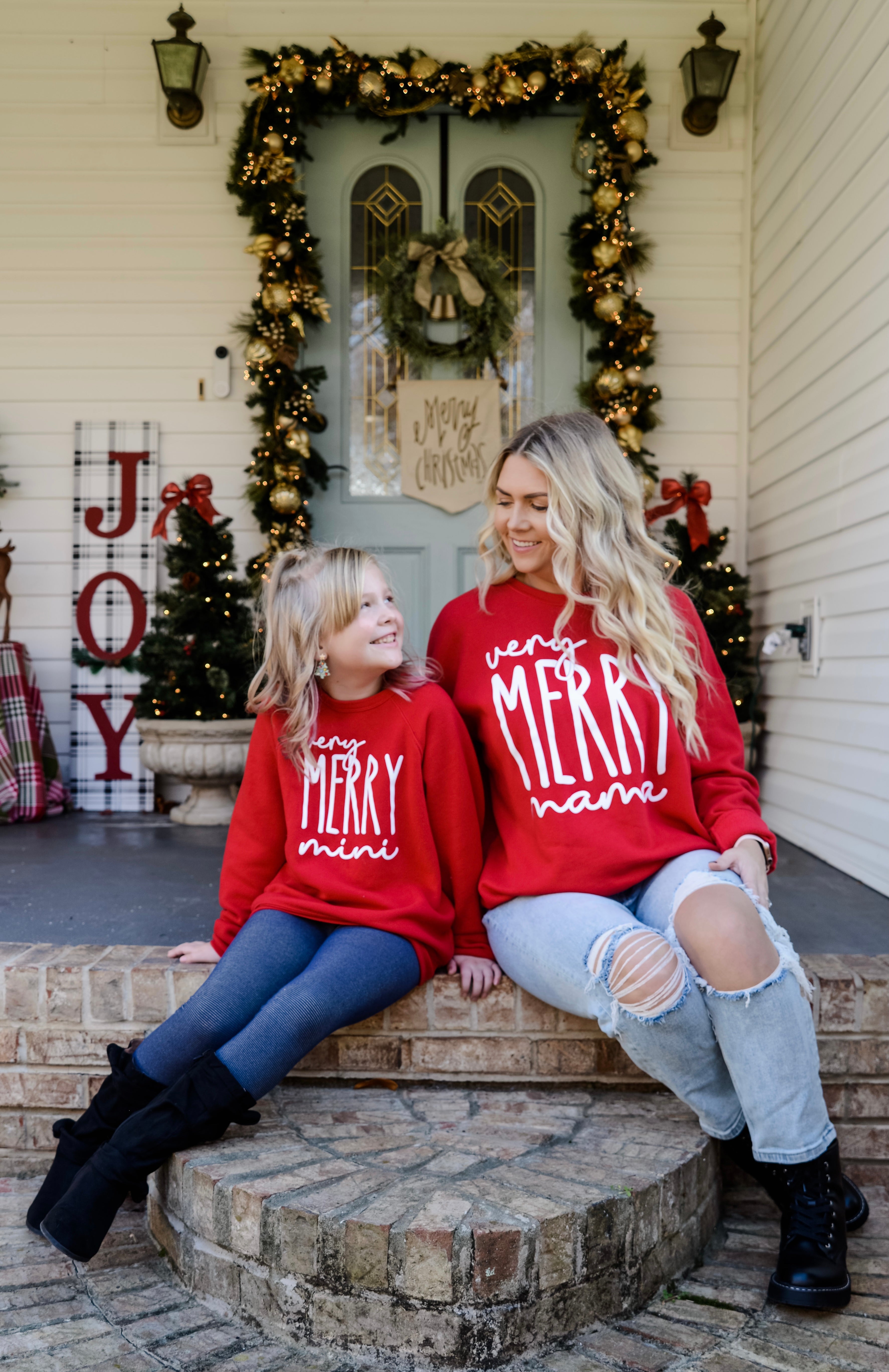 Very Merry Mama &amp; Very Merry Mini {Fleece}