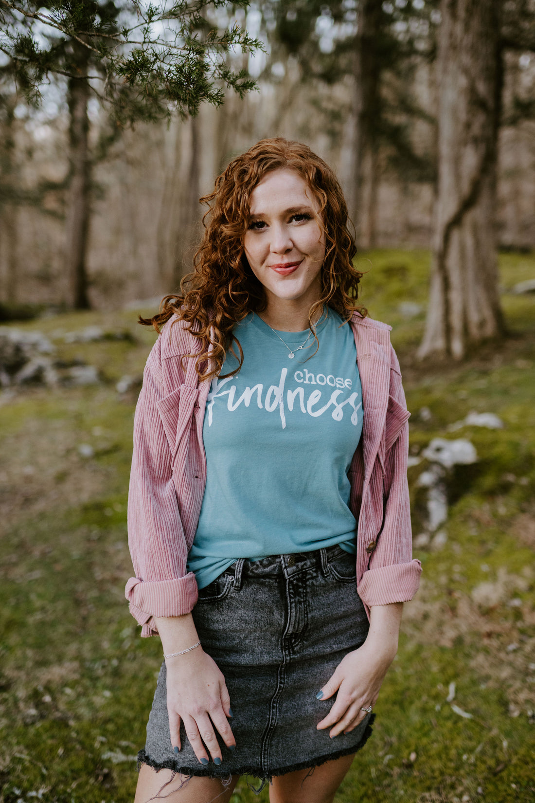 Choose Kindness {Heather Blue Lagoon} ~ Adults and Littles