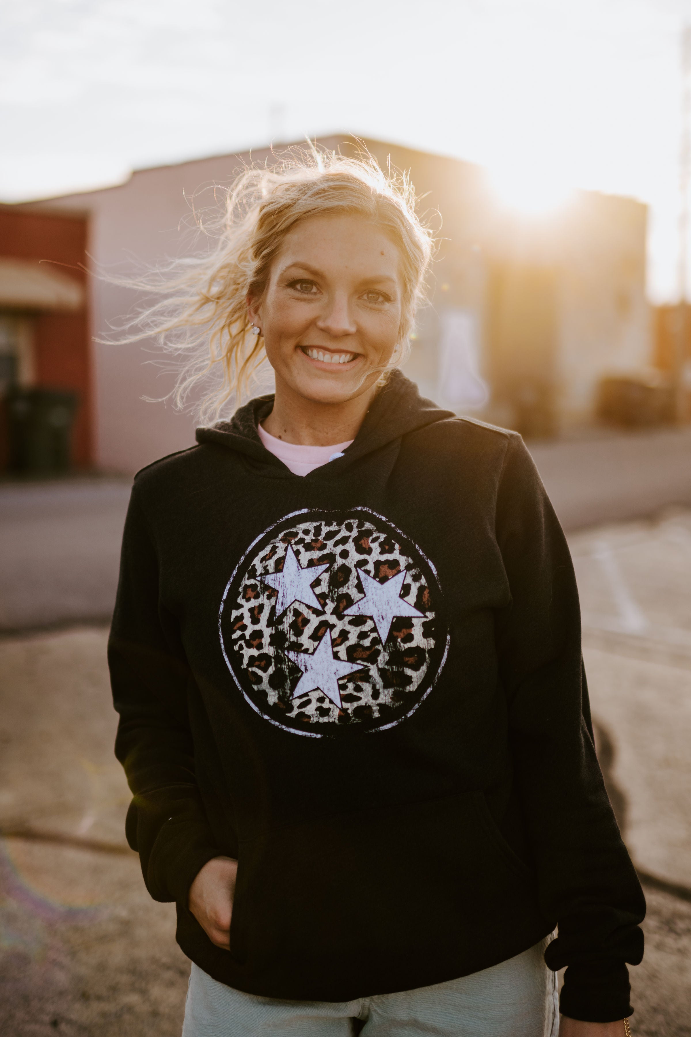 Tristar Cheetah Hoodie {fleece}