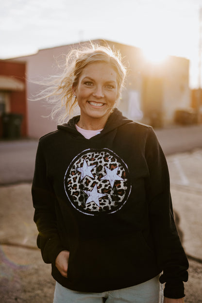 Tristar Cheetah Hoodie {fleece}